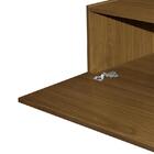 Painel Bancada Meline Para Tv De 60 Pol Malbec