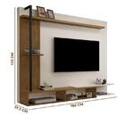 Painel Bancada Onix Para Tv De 65 Pol Malbec Off White