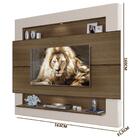 Painel Bancada Para Tv 57 Polegadas Riviera Amendoa Off White