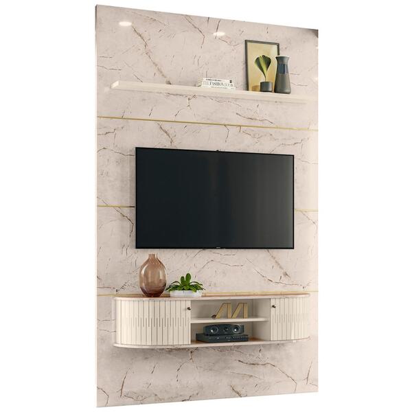 Painel Bancada Piso Teto 244x154cm Tv 65 Mt7151 Mdt