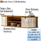 Painel Bancada Piso Teto 244x154cm Tv 65 Mt7151 Mdt