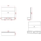 Painel Bancada Suspensa Alpes Canela - Colibri