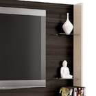 Painel Bancada Suspensa Link Capuccino Com Areia Tex - Caemmun