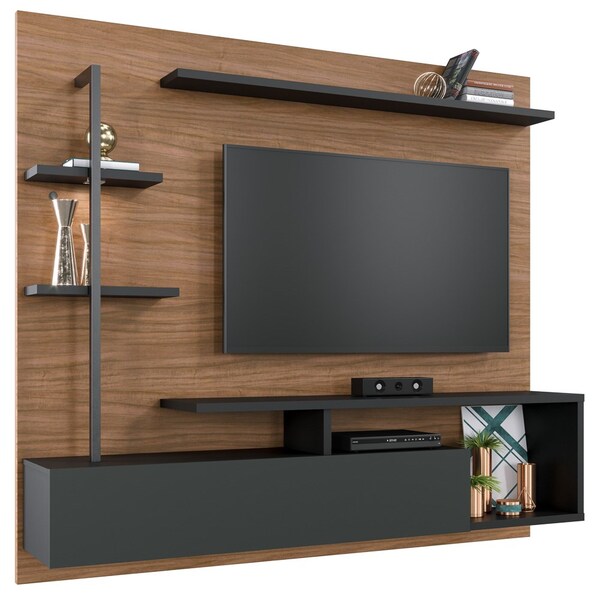 Painel Bancada Suspensa Para Tv Até 58 Pol. Maceió C05 Noce M