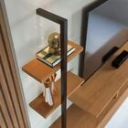 Painel Bancada Suspensa Para Tv Até 58 Pol. Maragogi Off Whit