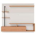 Painel Bancada Suspensa Para Tv Até 58 Pol. Maragogi Off Whit