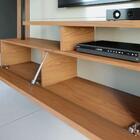 Painel Bancada Suspensa Para Tv Até 58 Pol. Maragogi Off Whit