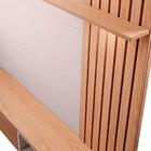 Painel Bancada Suspensa Para Tv Até 60 Pol. Ripado 160cm Toca