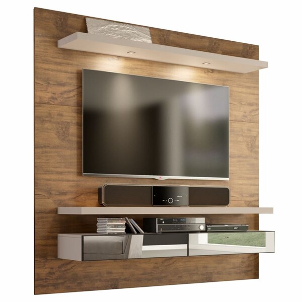 Painel Bancada Suspensa Para Tv Até 60 Pol. Tb107e Nobre/fend