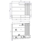 Painel Bancada Suspensa Para Tv Até 65'' 180cm Ripado Palmas