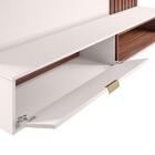 Painel Bancada Suspensa Para Tv Até 65'' 180cm Ripado Palmas