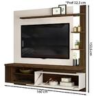 Painel Bancada Suspenso Tv 55 Pol 21178 Dj Moveis