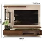 Painel Bancada Suspenso Tv 60 Pol 24204 Dj Moveis