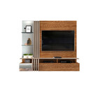 Painel Bello Carvalho Nobre/griz Dj Móveis Tv Até 55'