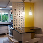 Painel Biombo Divisória Ambiente Decorativo 70x245,00 Branco