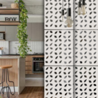 Painel Biombo Divisória Ambiente Decorativo 70x245,00 Branco