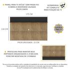 Painel C/ Suporte Tv 65" E Prateleira Amsterdã Plus Multimóve