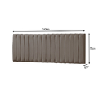 Painel Cabeceira Atlanta Perfil 1,38 Cor Cinza