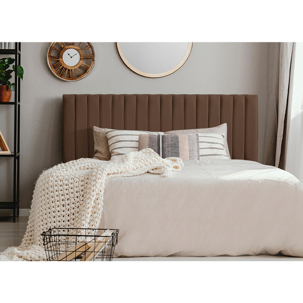 Painel Cabeceira Atlanta Perfil 1,38 Cor Marrom