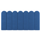 Painel Cabeceira Cama Box Solteiro Lana 100cm Suede Azul - De