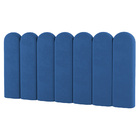 Painel Cabeceira Cama Box Solteiro Lana 100cm Suede Azul - De