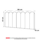 Painel Cabeceira Cama Box Solteiro Lana 90cm Suede Rosa - Des