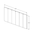 Painel Cabeceira De Cama Casal Quarto 1,40 Maldivas Suede - P