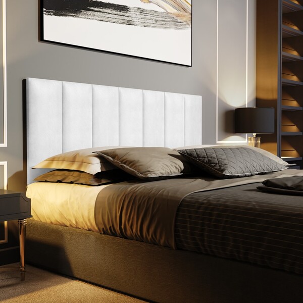 Painel Cabeceira De Cama Casal Quarto 1,60 Maldivas Suede - B