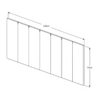 Painel Cabeceira De Cama Casal Quarto 1,60 Maldivas Suede - B