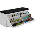 Painel Cabeceira E Calçadeira Sapateria New Mille 140 Cm Bran