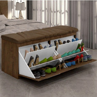 Painel Cabeceira E Calçadeira Sapateria New Mille 140 Cm Cast