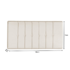 Painel Cabeceira Estofada Inovare Queen 1,60 Bege