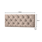 Painel Cabeceira França 1,58 Cor Bege