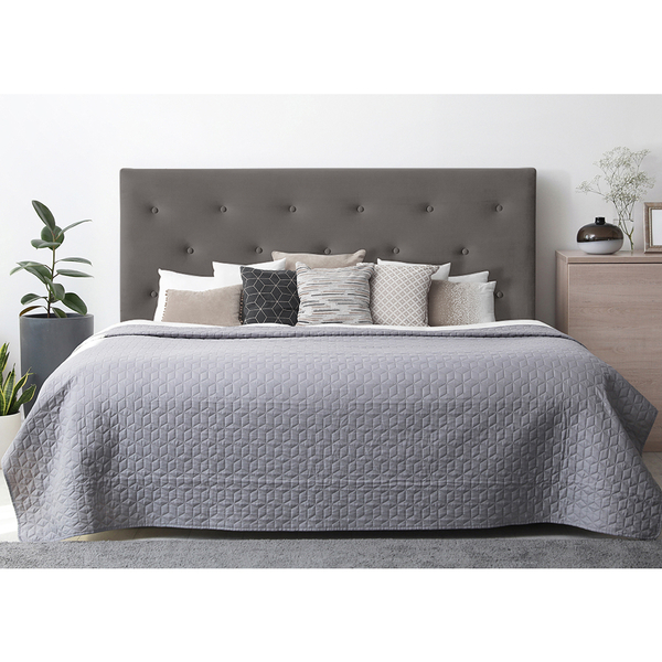 Painel Cabeceira Genebra 1,38 Cor Cinza