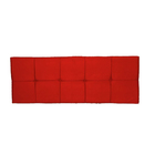 Painel Cabeceira King 190cm Nina Vermelho Suede Carolina Move