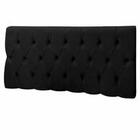 Painel Cabeceira Lavínia Dobravel 1,40 - Casal Suspensa Preta