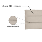 Painel Cabeceira Livia Cama Box Solteiro 90cm Suede - Ssx Mul