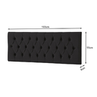 Painel Cabeceira Miami 1,93 Cor Preto