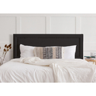 Painel Cabeceira Safira 1,58 Cor Preto