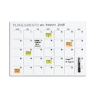painel calendário mês anote aí branco