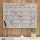 painel calendário mês anote aí branco