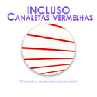 Painel Canaletado Branco 1,22 X 0,61 (2 Peças) + Canaletas Ve