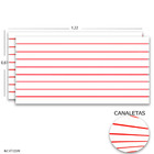 Painel Canaletado Branco 1,22 X 0,61 (2 Peças) + Canaletas Ve