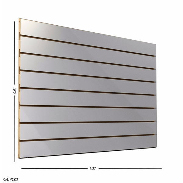 Painel Canaletado Branco Balcãonet Original - 1,37 X 0,91