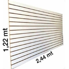 Painel Canaletado Expositor Branco 122x244cm - Deep