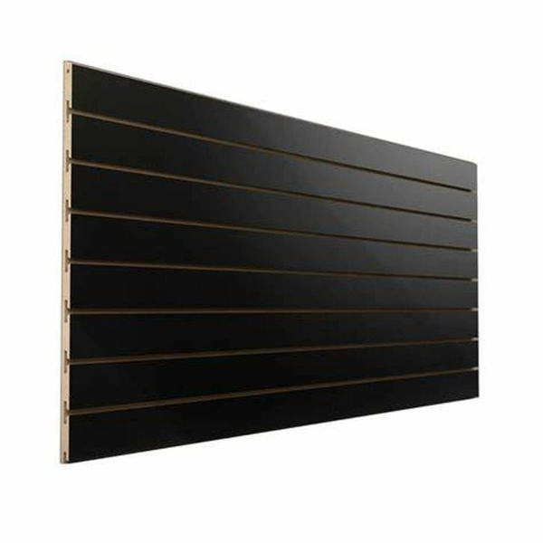 Painel Canaletado Expositor Preto 122x244cm - Deep