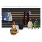 Painel Canaletado Preto - 1,22 X 0,61