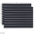 Painel Canaletado Preto - 1,22 X 0,91 - Kit 2 Unidades!