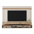 Painel Canelado Para Tv Até 75 Polegadas 100% Mdf Off White/f