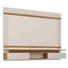 Painel Canelado Para Tv Até 75 Polegadas 100% Mdf Off White/f